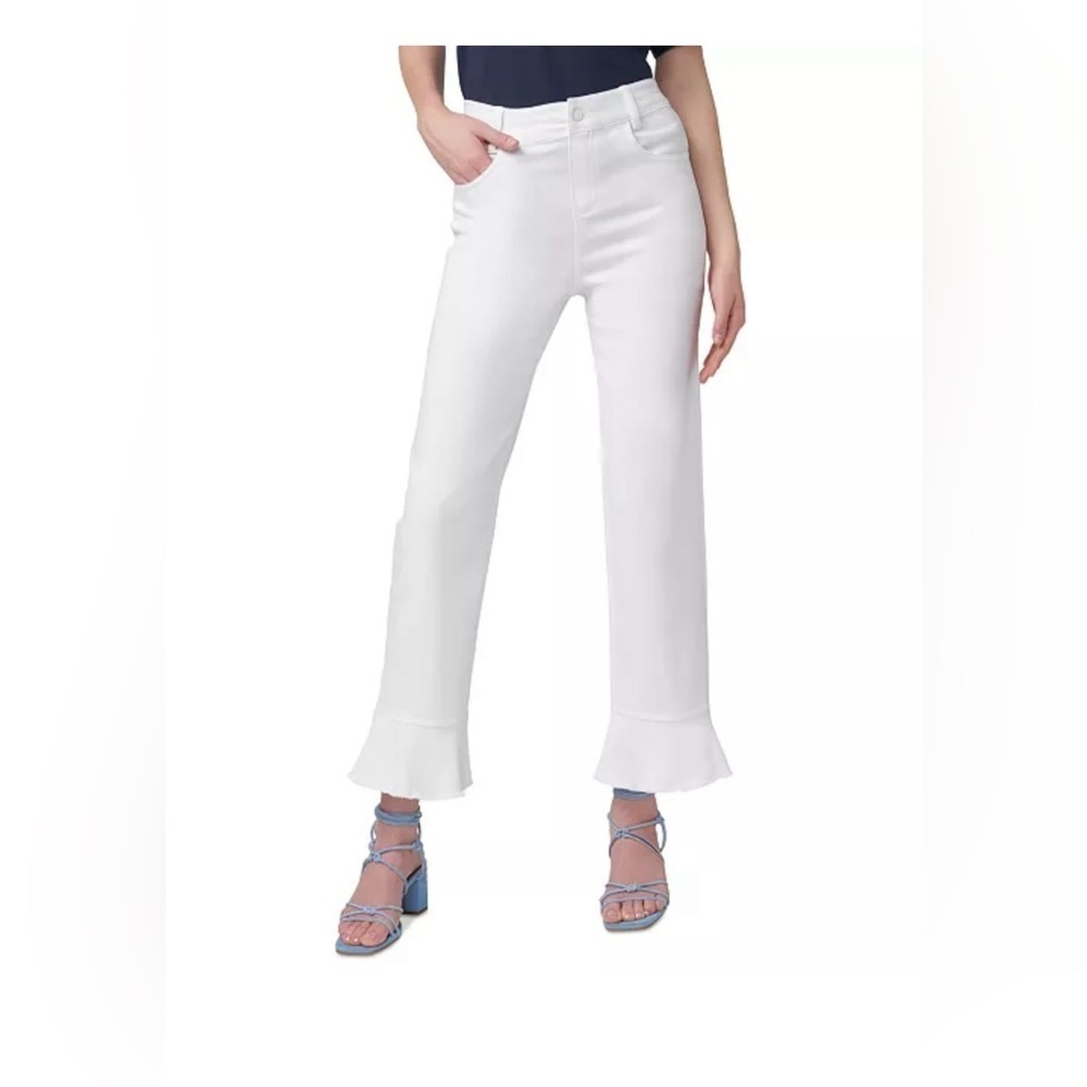 NWT Hue
Women's Ruffled-Hem Denim Skimmer Leggings Medium